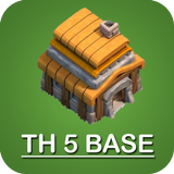 New COC Town Hall 5 Base icono