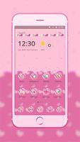 Pink Ribbon Heart Theme-poster
