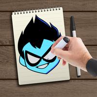 How To Draw_Teen Titans Go penulis hantaran