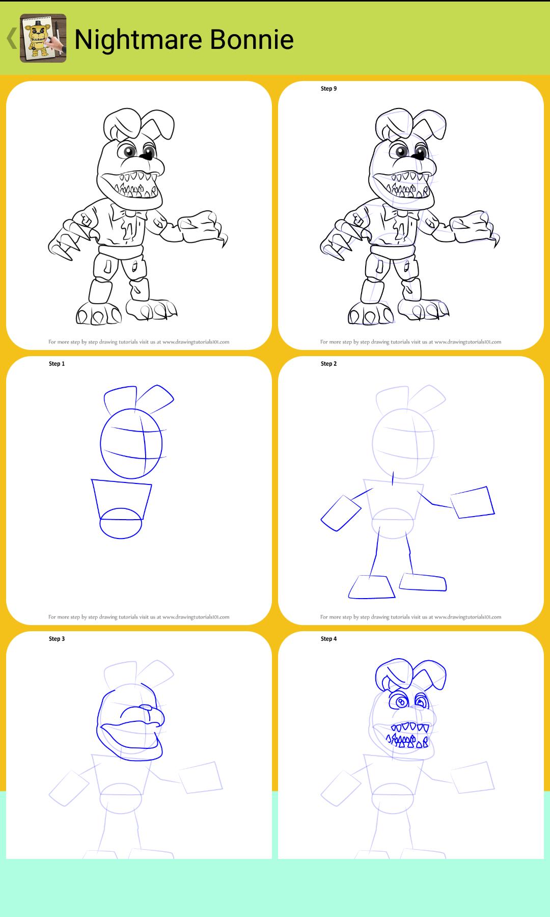 how to draw fnaf step by step [APK + Mod Download] - Safemodapk.app