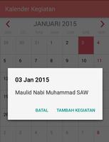 Kalender Indonesia Kegiatan اسکرین شاٹ 1