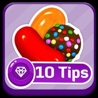 10 tips Candy Crush Saga poster