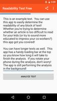 Readability Test Free پوسٹر