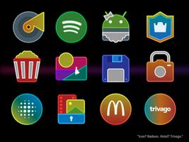 Nadeon - A Neon Icon Pack plakat