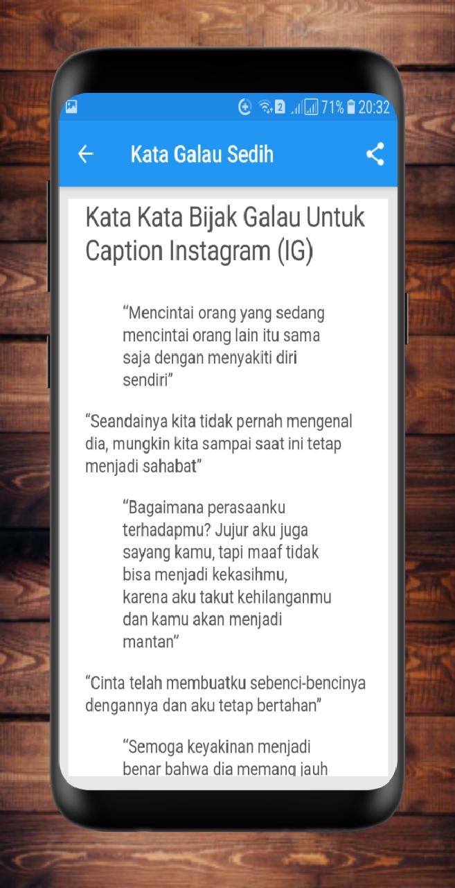 Kata Galau Sedih Menyentuh For Android Apk Download