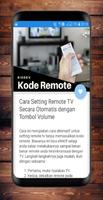 Kode Remot TV poster