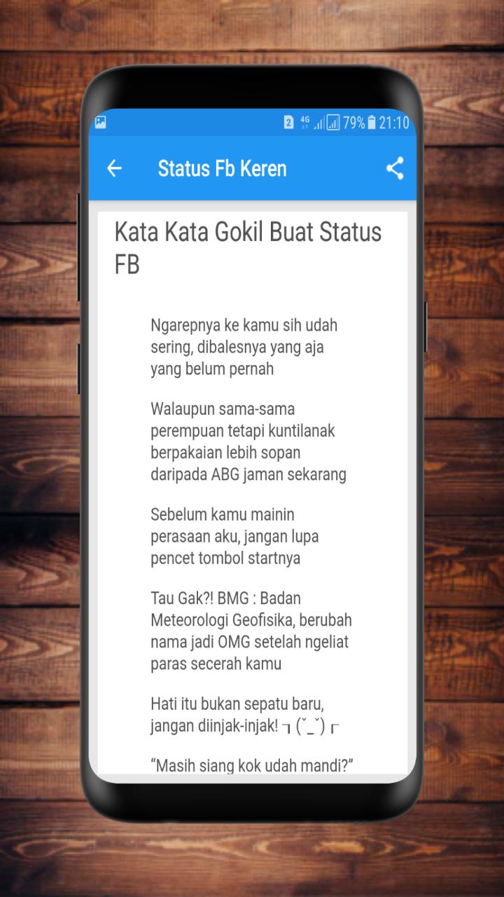 Status Fb Keren Banyak Yang Like Fr Android Apk Herunterladen