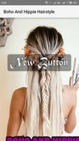 Boho And Hippie Hairstyle Affiche