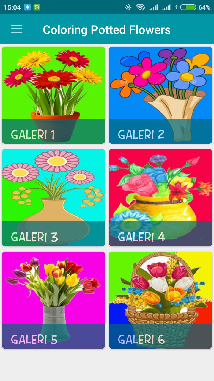 Mewarnai Bunga Pot for Android APK Download
