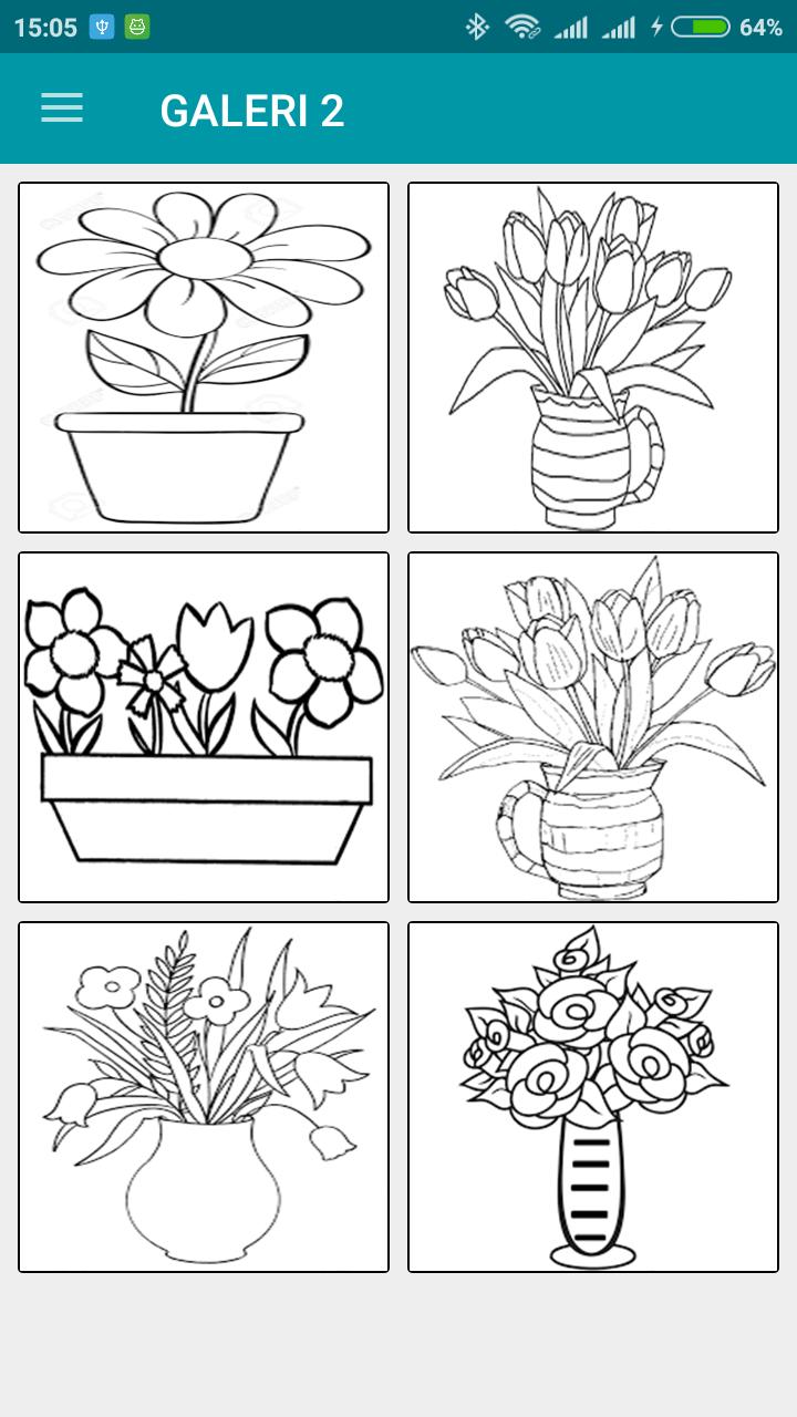 Mewarnai Bunga Pot for Android APK Download
