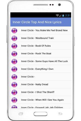 Inner Circle Lyrics And Hits For Android Apk Download
