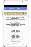Taio Cruz  Lyrics اسکرین شاٹ 1