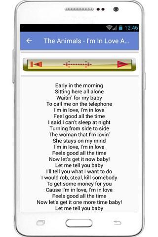 The Animals Lyrics APK for Android Download