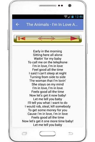 The Animals Lyrics APK for Android Download The Animals Lyrics APK for Android Download