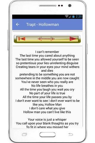 Trapt – Overloaded Lyrics