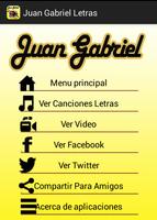 Letras Canciones Juan Gabriel poster