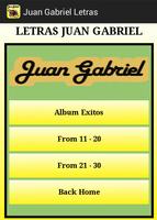 Letras Canciones Juan Gabriel スクリーンショット 1