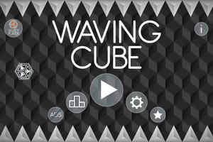 Waving Cube Affiche