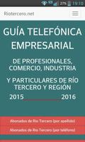 Guía telefónica Río Tercero Plakat