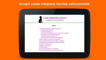 Rimanere Incinta e Gravidanza تصوير الشاشة 2