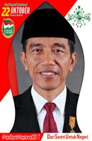 3 Schermata Hari Santri Nasional Bingkai