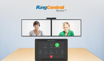 RingCentral Meetings Rooms الملصق