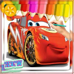 Скачать Coloring Cars Mcqueen games APK