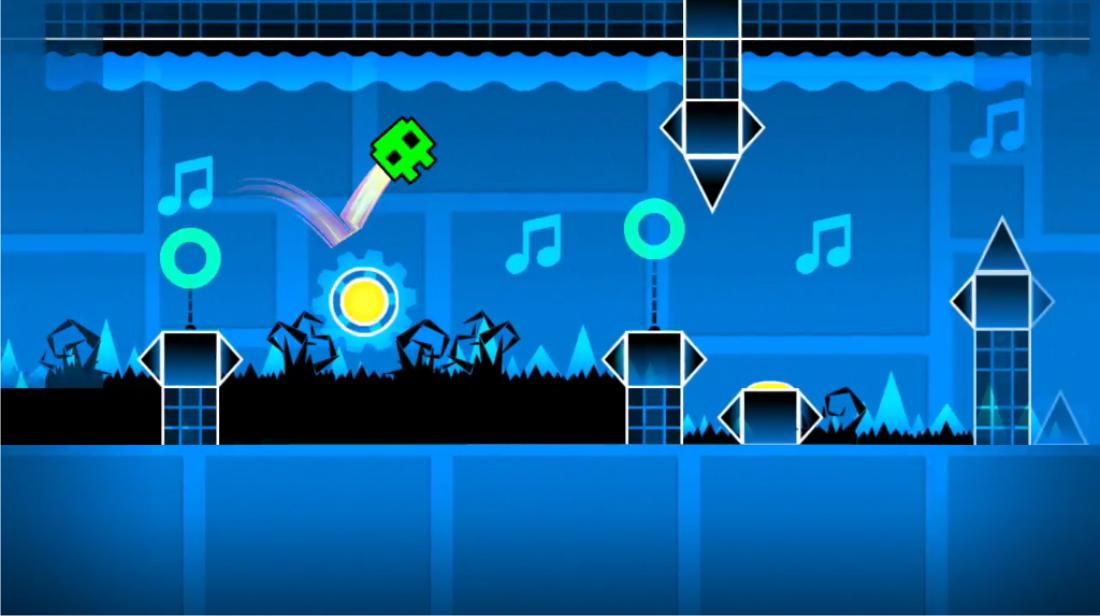 Игра на телефон geometry dash