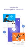 App Clone - 2Face Multi Accounts - Avatar Poster
