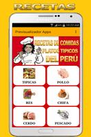 Recetas de Comida Peruana الملصق