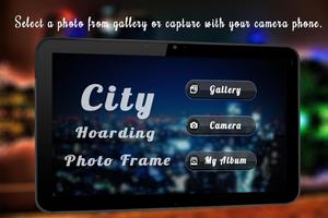 City Hoarding Photo Frame Affiche