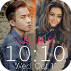 Couple Photo Lock Screen with Pattern, Love Style biểu tượng