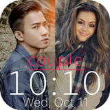 Couple Photo Lock Screen with Pattern, Love Style icon