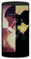 Couple Photo Lock Screen with Pattern, Love Style capture d'écran 2