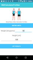 Poster BMI Calculator for Men