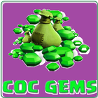 Free Gems Generator for coc x99999 (Prank) ไอคอน