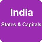 India States & Capitals Info icône