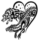 diseño único del tatuaje icono