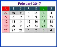 kalender indonesia 2017 captura de pantalla 2