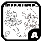 آیکون‌ How to draw dragon ball