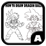 How to draw dragon ball icône