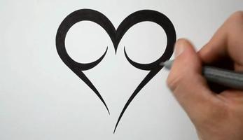 How to draw love hearts Screenshot 2