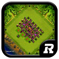 Скачать Hybrid base layouts coc 2017 APK