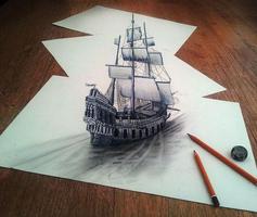 TOP 3D Pencil Drawing imagem de tela 1