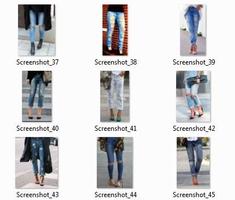 Rissige Skinny Jeans-Designs Screenshot 2