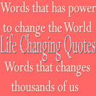 Life Changing Quotes ไอคอน