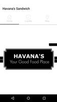 Havana's Sandwich Loyalty App Affiche