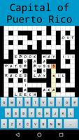 Crosswords in English Free Affiche