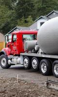 Beton Mixer Truck Puzzle poster