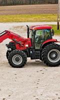 Jigsaw Puzzles Tractor Case IH plakat